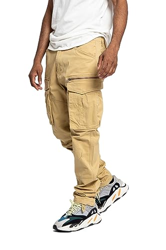 Men's Utility Cargo Pocket Cotton Jogger Pants2