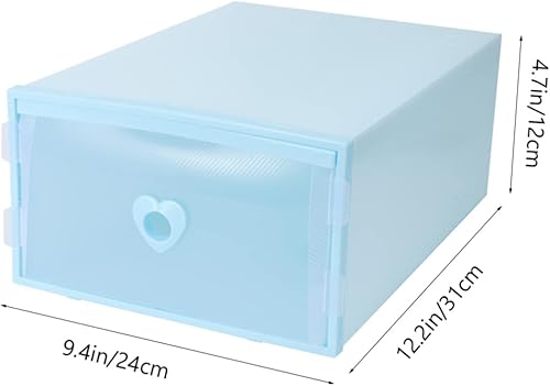 Miniatura 2 de Cabilock Caja de almacenamiento de zapatos Caja de almacenamiento de zapatos Caja de zapatos Contenedor transparente Cajones de almacenamiento