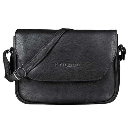 STILORD 'Esther' Damen Handtasche Umhängetasche Echtleder Vintage...