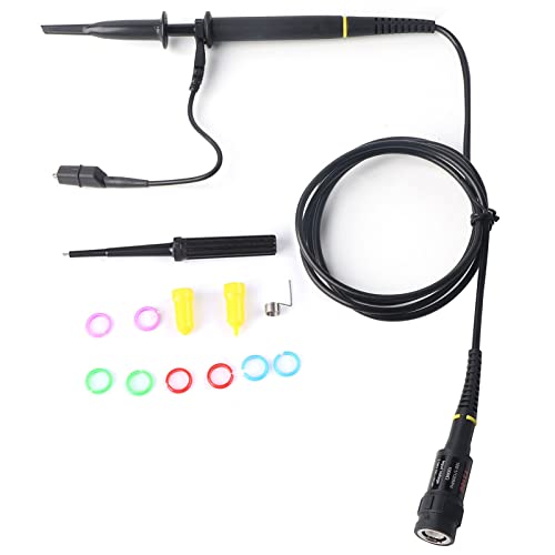 Respicefinem T3100 X100 100MHz Professional High Voltage Oscilloscope Probe 1:100 Attenuation for Safe Code Analysis Universal BNC Compatibility