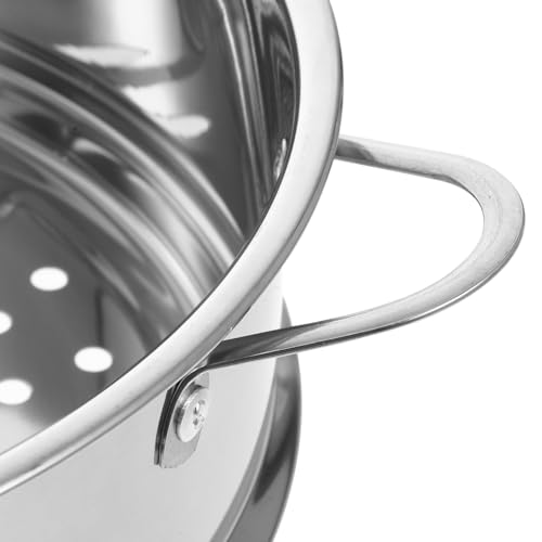 Kichvoe 12 Inch Stainless Steel Steamer Basket Multi-Functional Food Steamer Insert for Vegetables Seafood Dumplings Stackable Kitchen with Even Heat and Quick Drainage by Kichvoe - Image 6