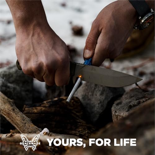 Benchmade - ANONIMUS 539GY Fixed Blade Outdoor Knife with OD Green Handle (539GY) - Image 2