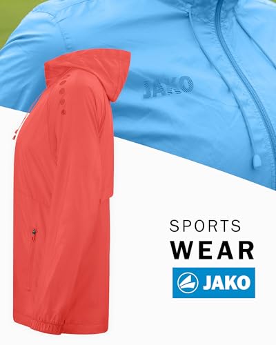 JAKO Unisex Lightweightjacke Light Flow, coral, XL – Ansicht 3