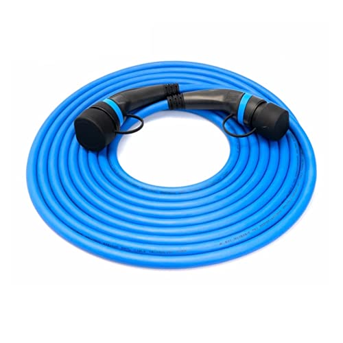 LXSWY elektroauto ladekabel 8 10 15 Meter 32 A dreiphasiges 22 kW EV-Kabel Typ 2 auf Typ 2 EV-Ladekabel for Elektrofahrzeuge IEC 62196 32 A EVSE-Kit (Color : 10 Metres)