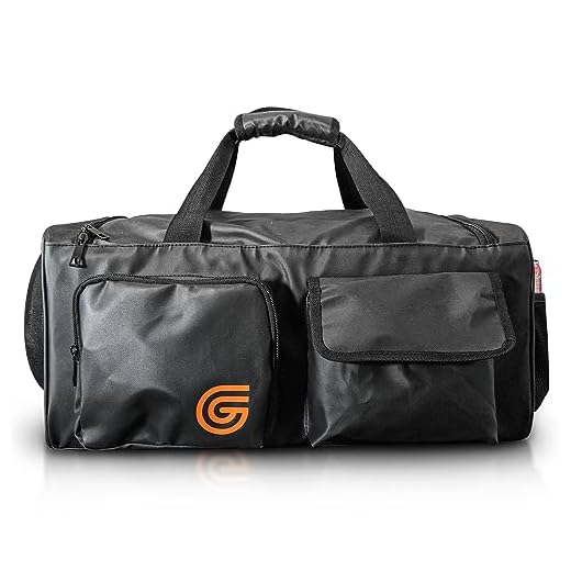 Ultimate Gaming Duffel Bag w/Shoulder Strap - Perfect for Board Games and RPG Players - Removable Dice Tray | Miniature Foam Inserts | Tons of Storage & Pockets | Battle Mat Storage