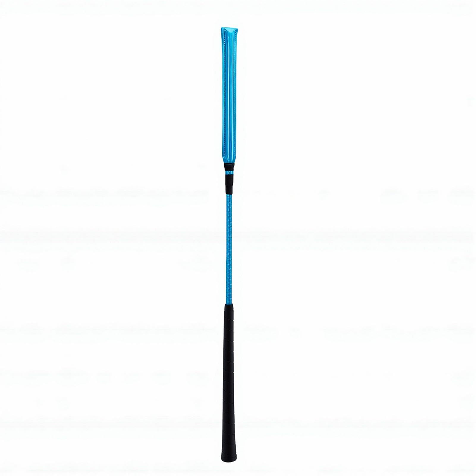 POENVFPO Frustino da Equitazione, Frusta Equestre in Pelle Verniciata con Manico in Silicone Antiscivolo per Corse di Addestramento di Cavalli