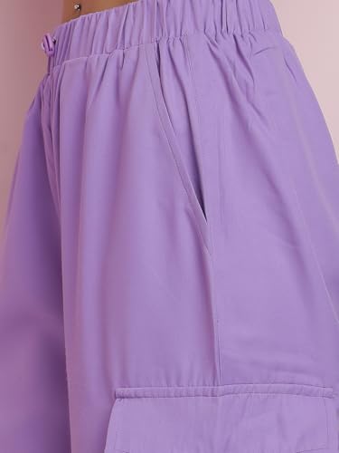 Image of KOTTY Women's High Rise Relaxed || Straight || Joggers Fit Cargo's for Pants || Trousers