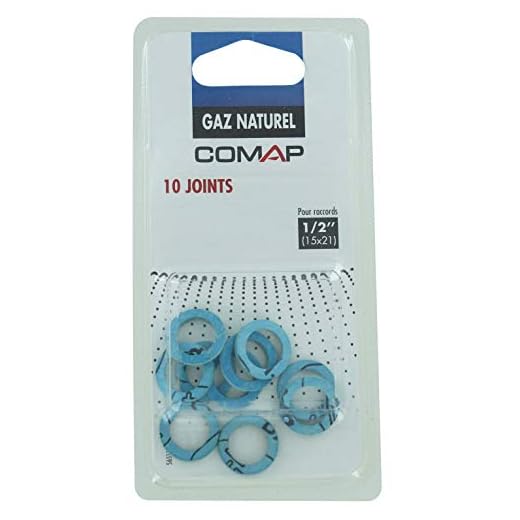COMAP 10 juntas para gas natural – para accesorios de 1/2" (15 x 21) – S651101