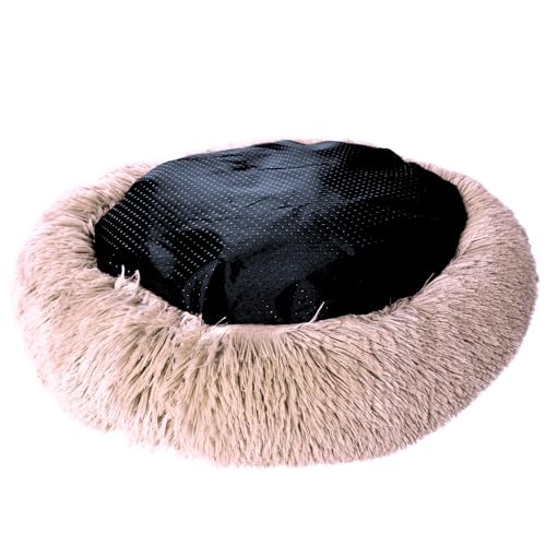 Chalesco Cama Nuvem Bege para Gatos Pequenos 40x40x14 cm