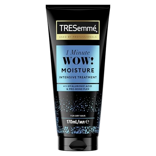 TRESemmé 1 Minute WOW Moisture Intensive Hair Treatment with Hyaluronic Acid & Pro-Bond Plex for dry or damaged hair 170 ml TRESemmé for dry or damaged hair 170 ml 1 Minute WOW Moisture Intensive Hair Treatment with Hyaluronic Acid & Pro-Bond Plex