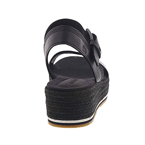 Timberland Santorini Sun Ankle Strap Sandal Black Full Grain 7.5