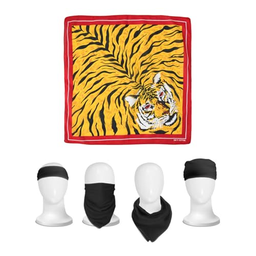 Leopards Print Headscarf Fashionable Women Handkerchief Trendy Headbands for Casual Wear2