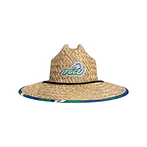 Image of FOCO Men's NCAA College Team Logo Floral Straw Sun Hat