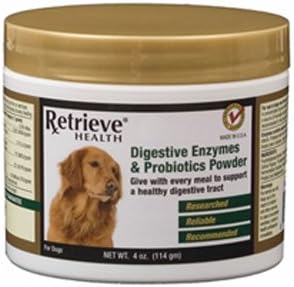 Retrieve Health Food & Skin Allergy Relief (Enzymes & Probiotics), 4 Ounces