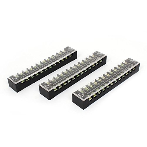 Bloque Terminal Barrera 12P 15A 600V 3 Piezas miniatura 1