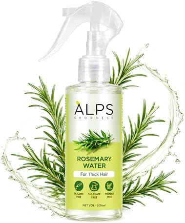 Alps Goodness Rosemary Water Spray For Hair Growth (100 ml) | Hair Spray for Regrowth | Rosemary Mist | Adds Shine | Helps Reduce Hairfall | Strengthens Hair | Suitable For All Hair Types |