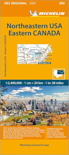 Michelin USA: Northeast, Canada: East Map 583 (Maps/Regional (Michelin))