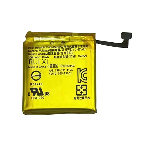 Batería compatible para Google Pixel Watch 2 306mAh 3.87V miniatura 2