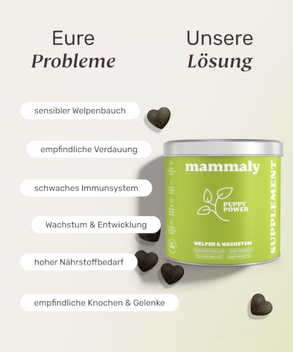 mammaly Puppy Power® Welpen-Komplex mit Grünlippmuschel (bis 60 Tage) – Ansicht 2