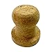 2X Cork Knocker Cleaner with Self-Cleaning Tool for Ashtrays, Wooden Ash Removal Tool with Adhesive Base for Flat Surfaces
