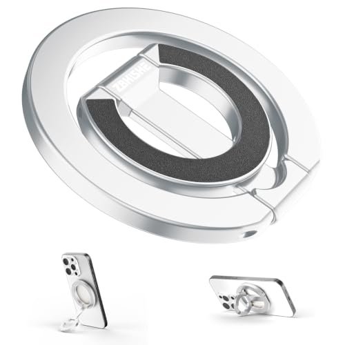 Image of Magnetic Phone Ring Grip for MagSafe Compatible with iPhone Samsung(Silver)