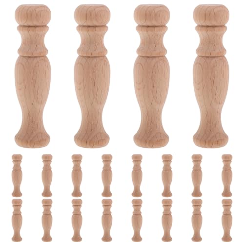 Balaustres de madera maciza para reparar muebles dañados sin gastar 2