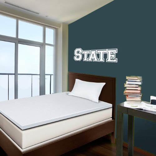 Miniatura 3 de Generic Cubrecolchón de espuma viscoelástica tamaño XL, fabricado en Estados Unidos, densidad de 3 libras, hecho a mano, lavable, convierte XL