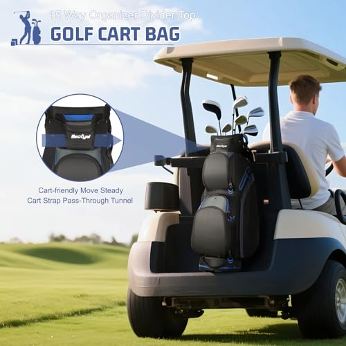 Beutyal 15-Way Golf Cart Bag