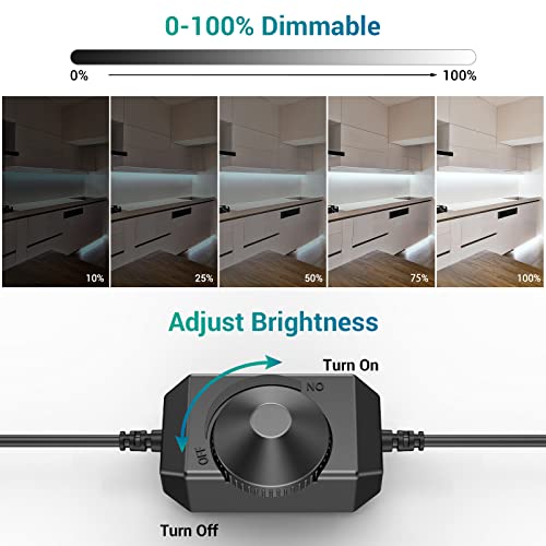 Ustellar White Led Light Strips 9.84Ft/3M Waterproof With Silicone Tube, Ultra Bright Led Light Strip White 2000Lm, 420 Leds, 6500K Daylight, Cri> 90 Led Tape Light For Kitchen,Bedroom, Under Cabinet #TOP5