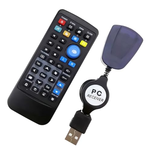 BABIBAOBEI Controlador central de teclado, mando a distancia, control multimedia para sistemas de control de centro de medios