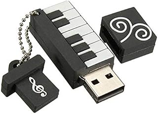 Lcxligang Cartoon Mini Piano Keychain USB 2.0 Flash Drive8G U Disk Memory Stick