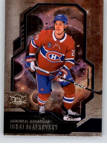 2024-25 Skybox Metal Universe #41 Juraj Slafkovsky Montreal Canadiens Official Hockey Card in Raw (NM or Better) Condition