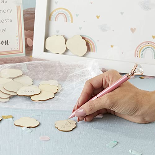Image of Kate Aspen Baby Shower Guest Book Alternative, One Size, Boho Rainbow