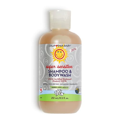 California Baby Super Sensitive Body Wash & Shampoo - Perfect for Delicate Skin