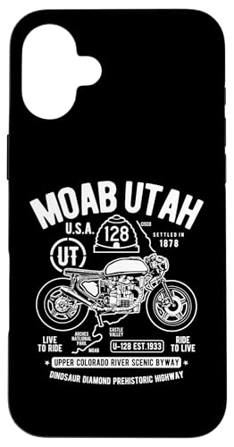 Moab Utah Route U-128 �R�����h�� ���g���o�C�N�f�U�C�� �X�}�z�P�[�X iPhone 16 Plus �p