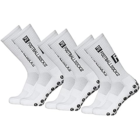 CalmGeek Socks Outdoor Sports Running Stretch Socks Athletic Football Soccer Socks Anti Slip Socks with Grips Cover