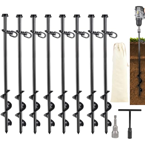 Sardines de fixation SWAWIS en acier durable pour ancrage au sol de structures