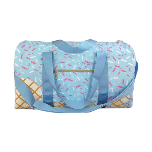 BA0286 splatter ice cream drip sports bag， travel bag.3