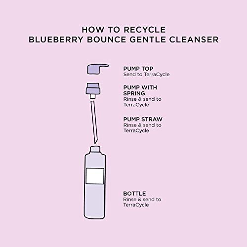 Glow Recipe Mini Blueberry Bounce Gentle Foaming Cleanser - Gentle Exfoliating Facial Wash With Hyaluronic Acid + Aha - Helps Visibly Calm Blemish-Prone Skin, Travel Size Facial Cleanser (30Ml / 1 Oz) #TOP5