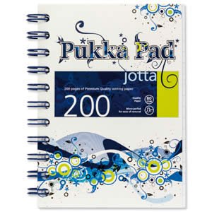 Pukka Pads Metallic Jotta Notepad Wirebound A5 5mm Dotted Grid 200 Perforated Pages Green Pack 3 Jm021dot  1