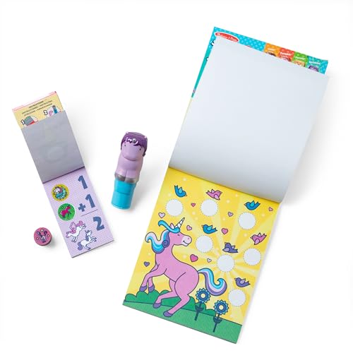 Sticker Wow Melissa & Doug licorne cahier activité enfant et rouleau autocollants - 6