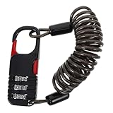 Léger et portable: conçu comme un, il est facile à transporter et à utiliser, ce qui le rend pratique pour une utilisation quotidienne, cadenas à bagages, cadenas de casque pour