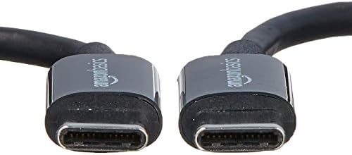 Amazon Basics Câble USB-C vers Lightning, chargeur certifié MFi pour iPhone 11 Pro/11 Pro Max - Black, 0.90 m & USB Type-C to USB Type-C 2.0 Cable - 0.9 m - Black