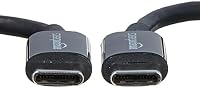 Amazon Basics USB-C-auf-USB-C 2.0 Schnellladekabel, 480 Mbit/s Geschwindigkeit, USB-IF-Zertifiziert, für Apple iPhone 16/15, iPad, Samsung Galaxy, Tablets, Laptops, 0.9 m, Schwarz – Ansicht 2