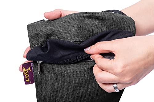 YOGAVNI-Yoga-Sandbag-Weight-Set-Cotton-Outer-and-Inner-Covers-Yoga-Resistance-Training-Adjustable-up-to-10lbs-17in-x-75in43cm-x-19cm