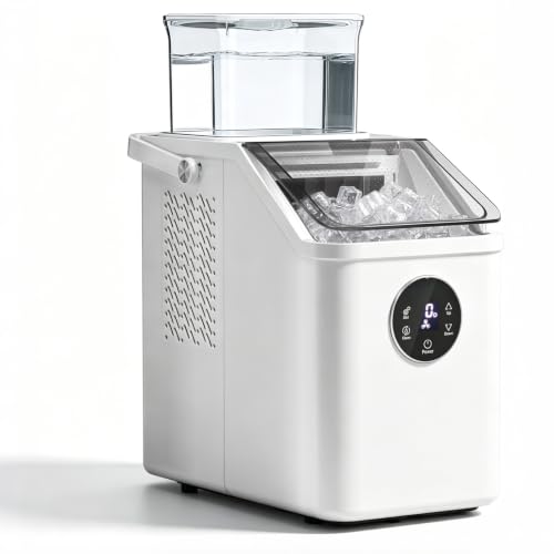 Electactic Countertop Ice Maker, 12 Square Ice Cubes in 13 Mins, 26Lbs/Day