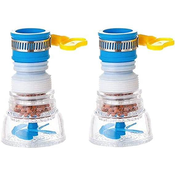 DOMUM Faucet Water-Saving Filter Shower Head Anti-Splash Stream Tap Sprayer for Kitchen Bathroom Bath Basin Sink, Multi Colour Pack Of 2 (B08NJYJ3L2) Amazon Price History, Amazon Price Tracker