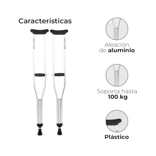 Encuentra reviews de Muletas ortopedia Top cinco. 5 Imagen adicional