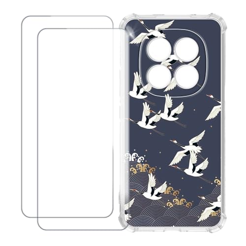 UOGNADGD Xiaomi Redmi Note 15 Pro+ 5G China �Ƃ̌݊������� �J�X�^���J���t���P�[�X�{�����K���X�ی�t�B����2���t�� ? �Ռ��z�������h�~ (����)