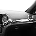 Hoolcar Dashboard Center Console Panel Trim Kit Interior Decor Accessories for 2011-2020 Jeep Grand Cherokee, Carbon Fiber